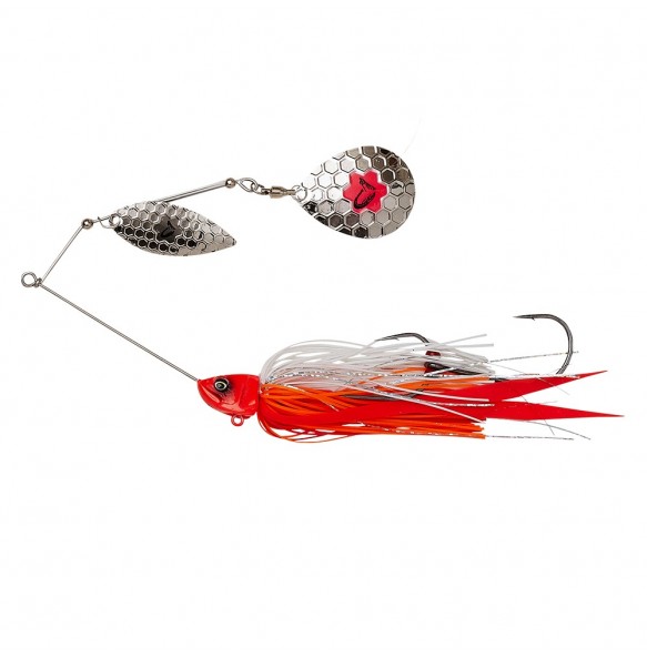 SAVAGE GEAR DA'BUSH SPINNERBAIT 16CM 32G SINKING RED HEAD SILVER