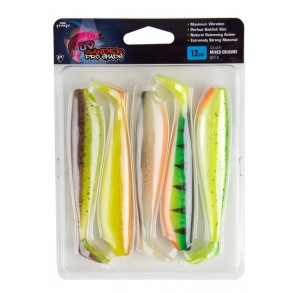 Fox Rage Zander Pro Shad Mixed Colour Pack 7.5cm 5pcs.