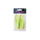 FOX RAGE ULTRA UV SLICK SHAD SINGLE COLOUR PACKS 11CM 4PCS.