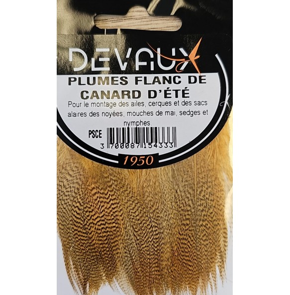 DEVAUX PLUMES FLANC DE CANARD D'ETE