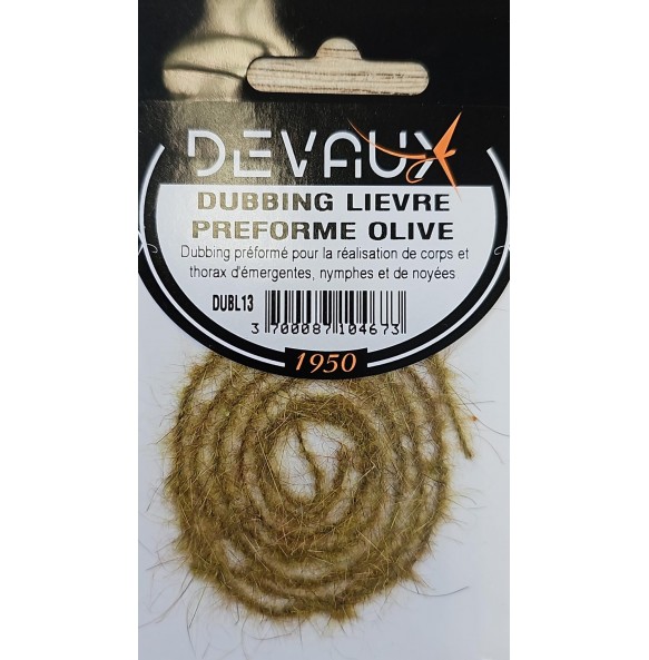 DEVAUX DUBBING LIEVRE PREFORME NOIR