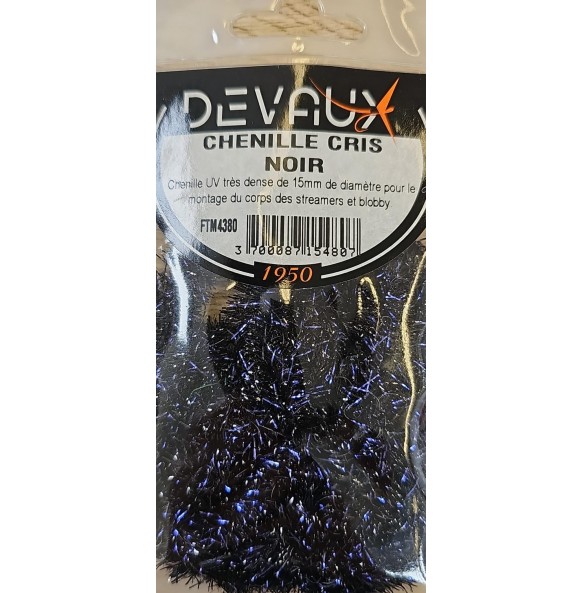 DEVAUX CHENILLE CRIS NOIR