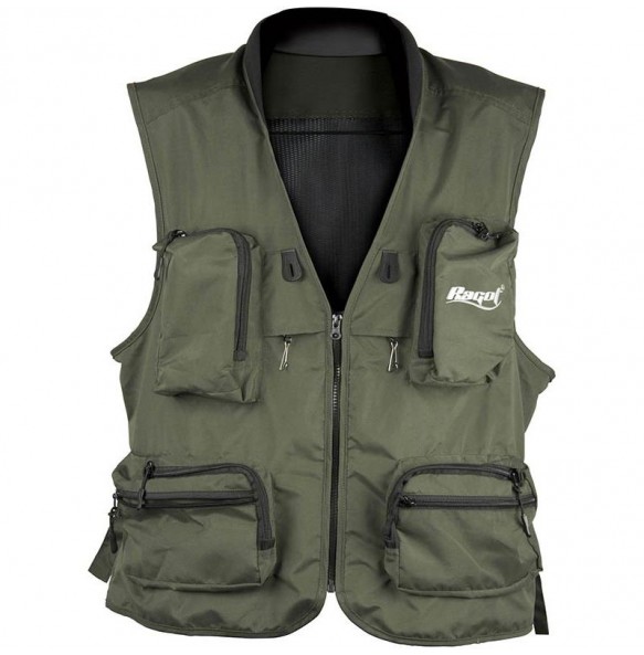 Gilet De Pêche Ragot Lancer Mouche Toc - Kaki