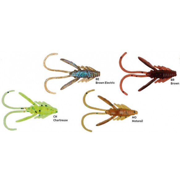 Stucki Fanatics Red Eye Easy Shrimp 25 - Softlure / Gummiköder 10PCS