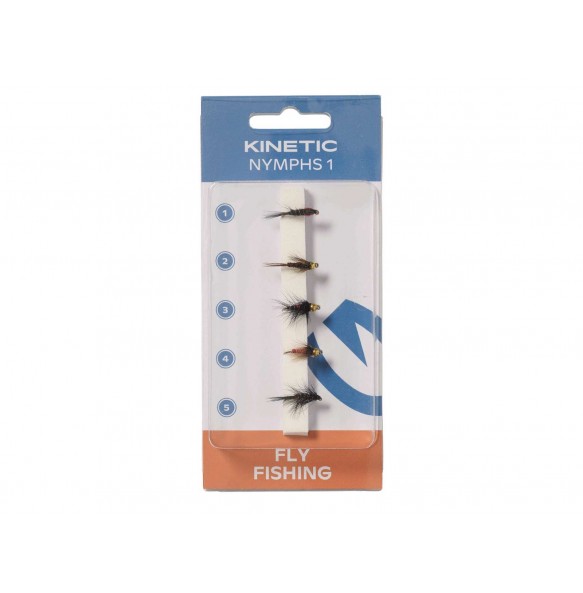 KINETIC NYMPF FLIES 1 5PCS