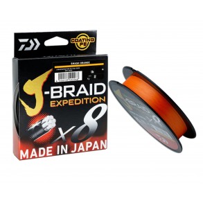 Daiwa J-Braid Expedition Smash Orange 150m