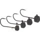 WESTIN NED JIG HEAD TUNGSTEN 2PCS