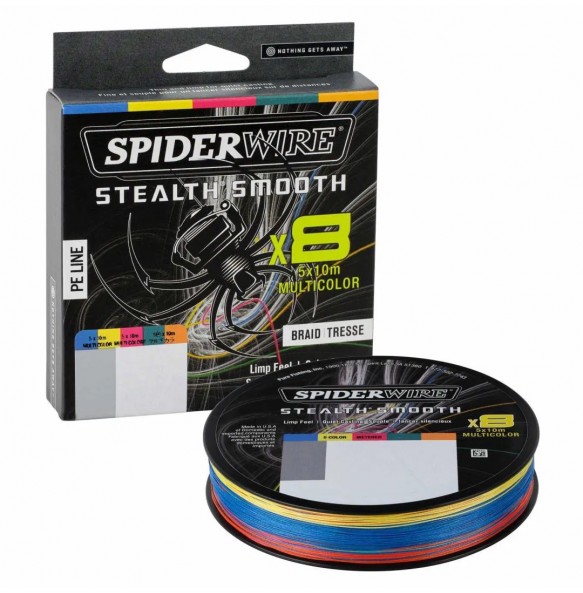 Tresse Spiderwire Stealth Smooth 8 - Multicolor - 300M