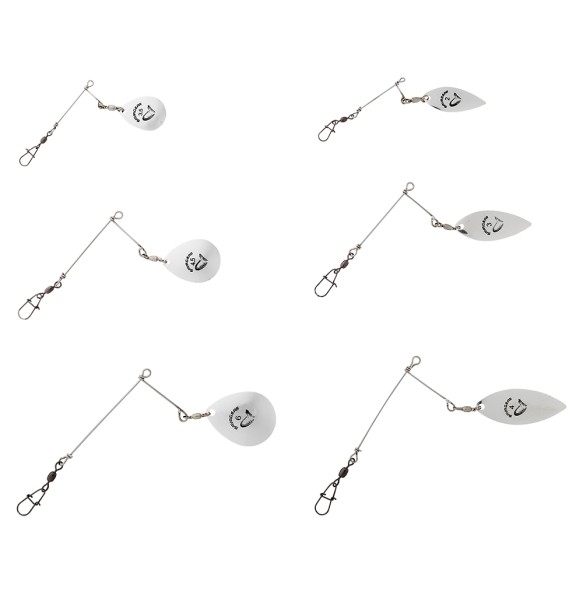 SAVAGE GEAR EASYON SPINNER BAIT KIT S SILVER 2PCS