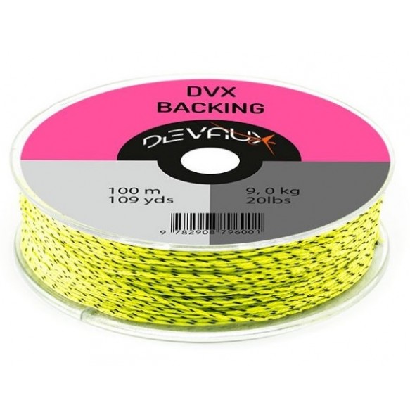 DEVAUX BACKING CHARTREUSE/NOIR DVX 50M 20lbs