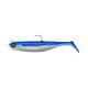 LEURRE SOUPLE SAVAGE MINNOW WL 12.5CM 28G SINKING WHITE PEARL SILVER 2+1